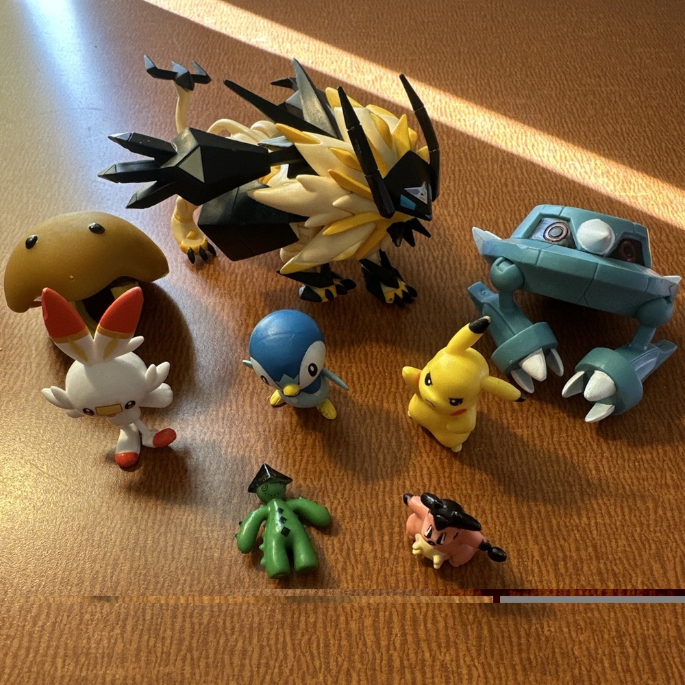 Pokemon Figures Lot: Pikachu, Dusk Mane,‎ More